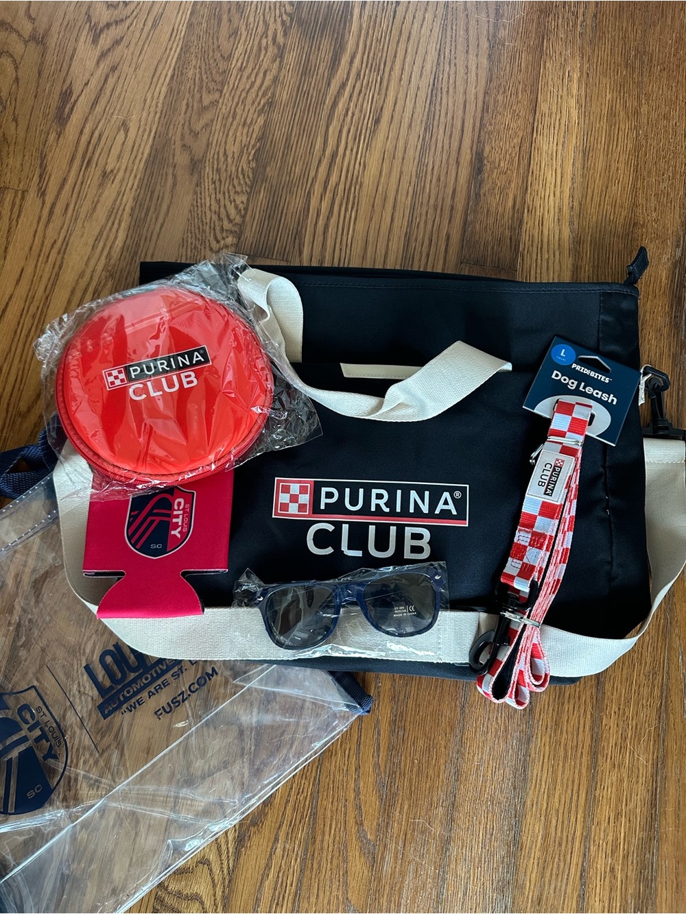 NWT - STL City SC Soccer Purina Club Pet Swag Bag